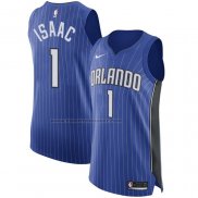 Maglia Orlando Magic Jonathan Isaac NO 1 Icon Autentico Blu