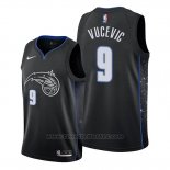 Maglia Orlando Magic Nikola Vucevic #9 Citta Edition Nero