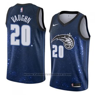 Maglia Orlando Magic Rashad Vaughn #20 Citta 2018 Blu