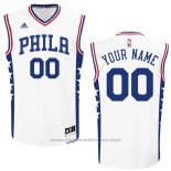 Maglia Philadelphia 76ers Adidas Personalizzate Bianco