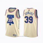 Maglia Philadelphia 76ers Dwight Howard #39 Earned 2020-21 Crema