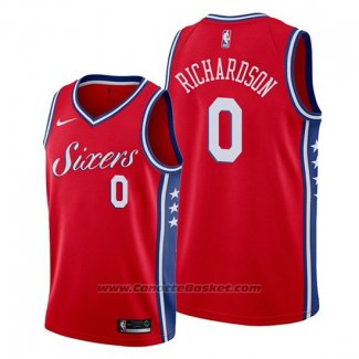 Maglia Philadelphia 76ers Josh Richardson #0 Statement Rosso