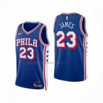 Maglia Philadelphia 76ers Lebron James No 23 Icon 2025-26 Blu