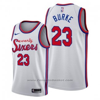 Maglia Philadelphia 76ers Trey Burke #23 Classic 2019-20 Bianco