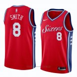 Maglia Philadelphia 76ers Zhaire #8 Smithstatement Statement 2018 Rosso