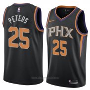 Maglia Phoenix Suns Alec Peters #25 Statement 2018 Nero