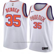 Maglia Phoenix Suns Dragan Bender #35 Hardwood Classic 2018 Bianco