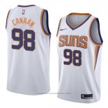 Maglia Phoenix Suns Isaiah Canaan #98 Association 2017-18 Bianco