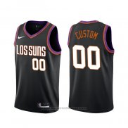 Maglia Phoenix Suns Personalizzate Citta 2019-20 Nero