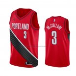 Maglia Portland Trail Blazers C.j. McCollum NO 3 Statement 2020-21 Rosso