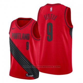 Maglia Portland Trail Blazers Nassir Little #9 Statement 2019-20 Rosso