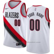 Maglia Portland Trail Blazers Nike Personalizzate 17-18 Bianco