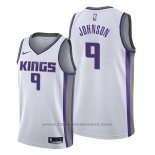 Maglia Sacramento Kings B.j. Johnson #9 Association Bianco