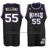 Maglia Sacramento Kings Jason Williams #55 Retro Nero