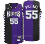 Maglia Sacramento Kings Jason Williams #55 Retro Viola Nero