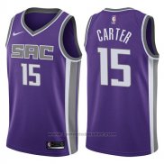 Maglia Sacramento Kings Vince Carter #15 Icon 2017-18 Viola