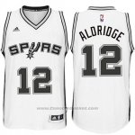Maglia San Antonio Spurs LaMarcus Aldridge #12 Bianco