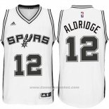 Maglia San Antonio Spurs LaMarcus Aldridge #12 Bianco