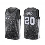 Maglia San Antonio Spurs Manu Ginobili #20 Citta Camuffamento