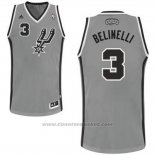 Maglia San Antonio Spurs Marco Belinelli #3 Grigio