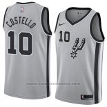 Maglia San Antonio Spurs Matt Costello #10 Statement 2018 Grigio