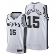 Maglia San Antonio Spurs Quinndary Weatherspoon #15 Association 2019-20 Bianco