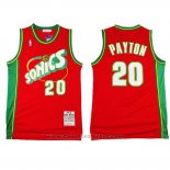 Maglia Seattle SuperSonics Gary Payton #20 Historic Retro Rosso