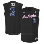 Maglia Soprannome Los Angeles Clippers CP3 #3 Nero