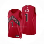 Maglia Toronto Raptors Gradey Dick No 1 Icon 2025-26 Rosso