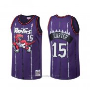 Maglia Toronto Raptors Vince Carter #15 Hardwood Classics Viola