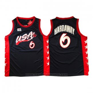 Maglia USA 1996 Anfernee Hardaway #6 Nero