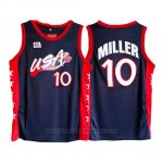 Maglia USA 1996 Reggie Miller #10 Nero