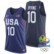 Maglia USA 2016 Kyrie Irving #10 Blu