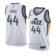 Maglia Utah Jazz Isaac Haas #44 Association 2018 Bianco
