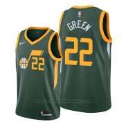Maglia Utah Jazz Jeff Green #22 Earned Verde