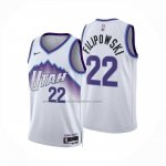 Maglia Utah Jazz Kyle Filipowski No 22 Association 2025-26 Bianco