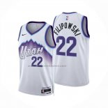 Maglia Utah Jazz Kyle Filipowski No 22 Association 2025-26 Bianco