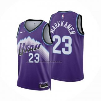 Maglia Utah Jazz Lauri Markkanen No 23 Icon 2025-26 Viola