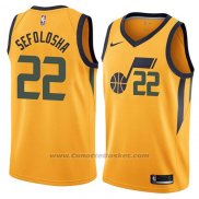 Maglia Utah Jazz Thabo Sefolosha #22 Statement 2018 Giallo