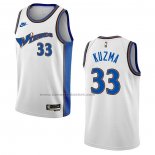 Maglia Washington Wizards Kyle Kuzma #33 Classic 2022-23 Bianco