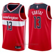 Maglia Washington Wizards Marcin Gortat #13 Icon 2017-18 Rosso