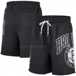 Pantaloncini Brooklyn Nets Big Logo Just Don Nero