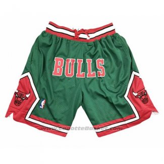 Pantaloncini Chicago Bulls Just Don Verde