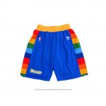 Pantaloncini Denver Nuggets Retro Blu