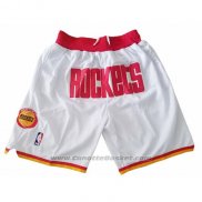 Pantaloncini Houston Rockets Just Don Bianco