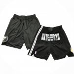 Pantaloncini Memphis Grizzlies Citta Just Don 2023-24 Nero