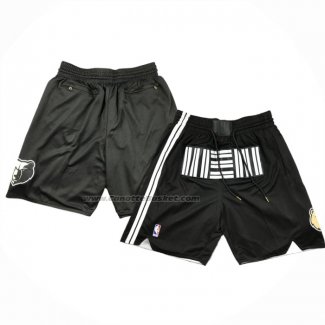 Pantaloncini Memphis Grizzlies Citta Just Don 2023-24 Nero