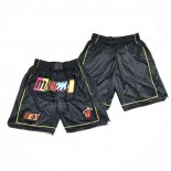 Pantaloncini Miami Heat Citta Just Don 2021-22 Nero