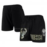 Pantaloncini Milwaukee Bucks Pro Standard Mesh Capsule Nero