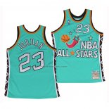 Maglia All Star 1996 Michael Jordan NO 23 Verde